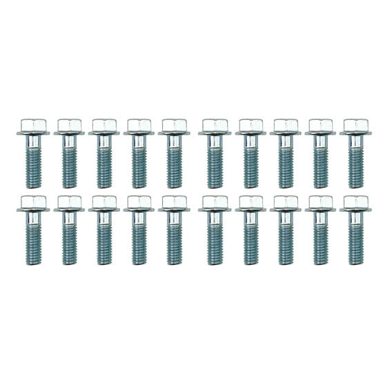 M8 x 25mm FLANGE BOLT, PACK OF 20, 12mm HEX