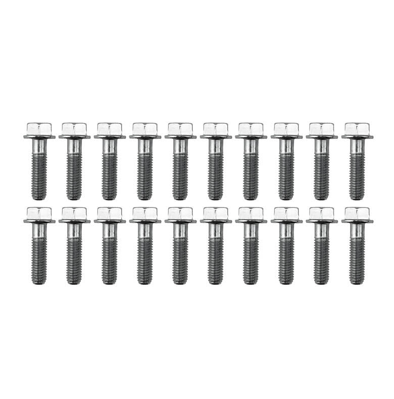 M8 x 30mm FLANGE BOLT, PACK OF 20, 12mm HEX