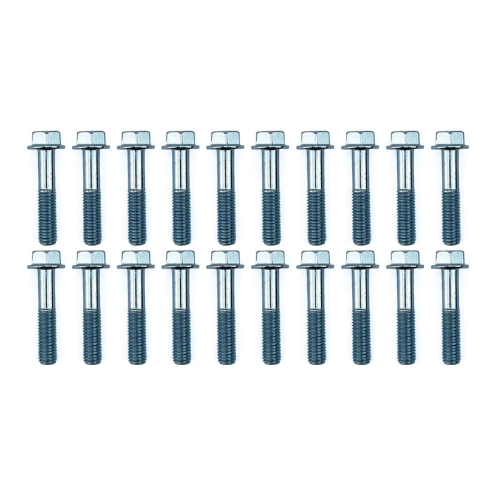 M8 x 40mm FLANGE BOLT, PACK OF 20, 12mm HEX