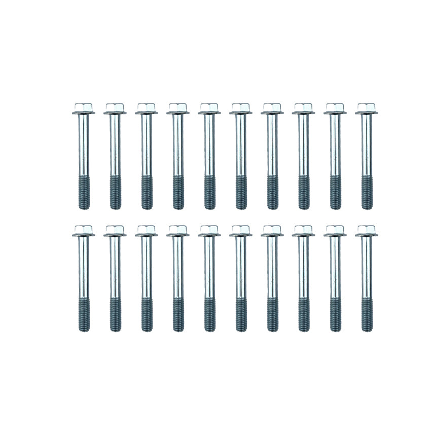 M8 x 60mm FLANGE BOLT, PACK OF 20, 12mm HEX