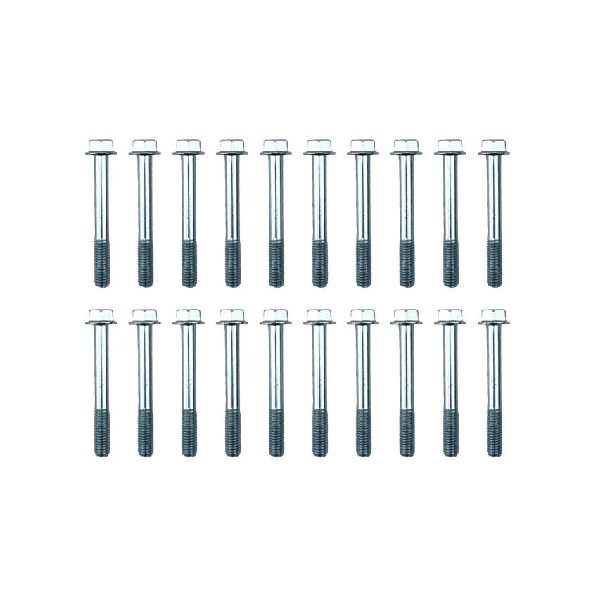 M8 x 65mm FLANGE BOLT, PACK OF 20, 12mm HEX