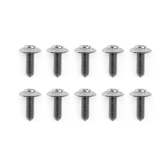 BMW STAINLESS STEEL SHELL SCREWS BOLTS M5X10 PACK OF 10 46638568781