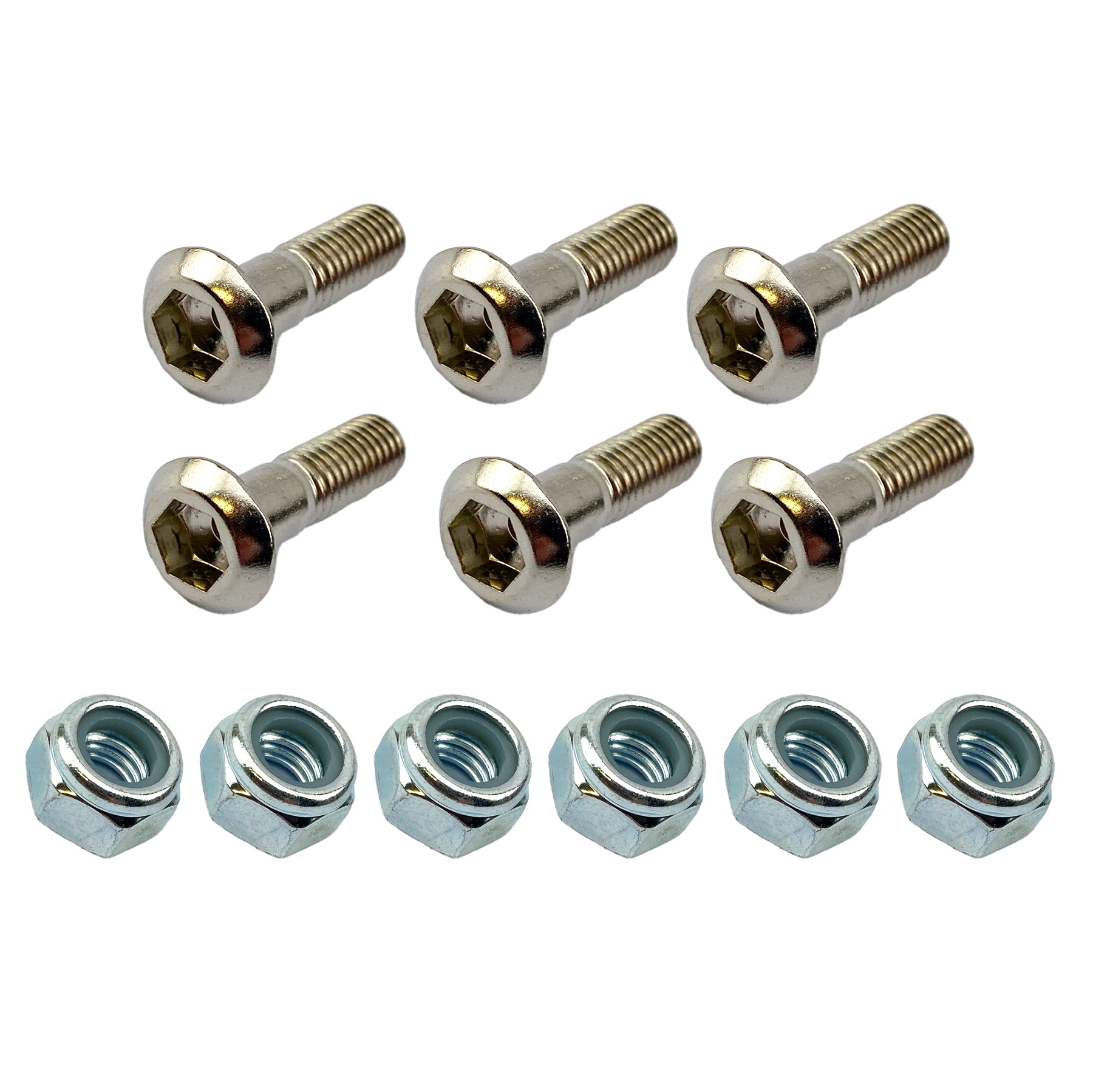 SPROCKET BOLT SET OF 6 M8 x 30mm