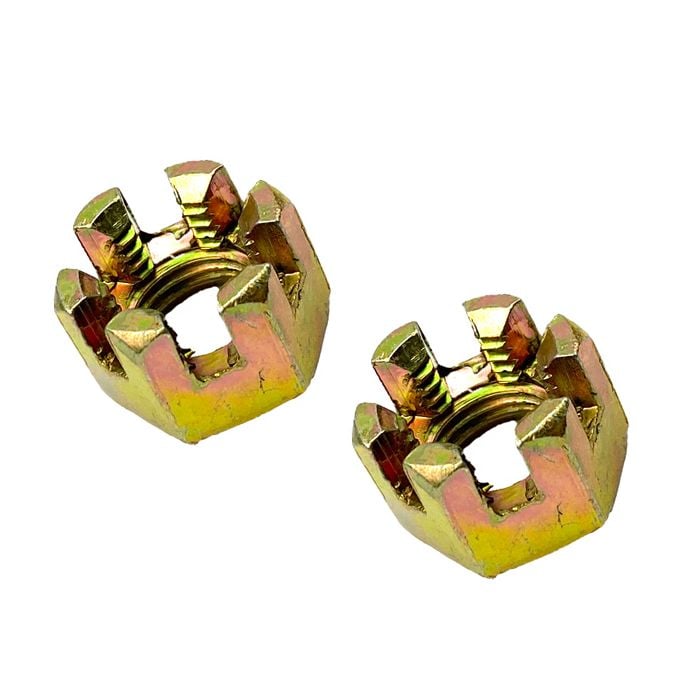 M14 Castle Nuts Pack-2 Wheel Axle Hub Slotted Nut