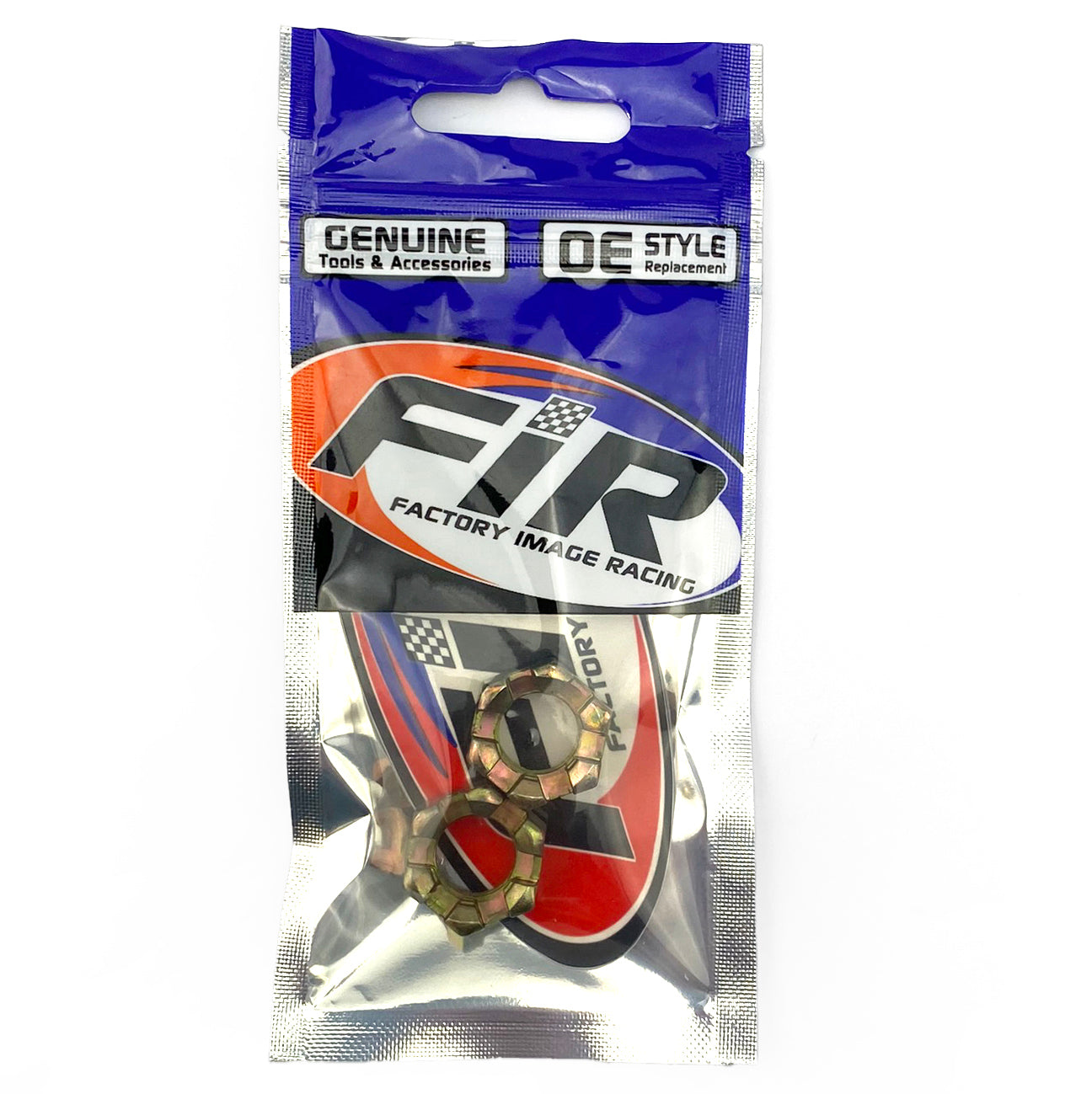 M12 CASTLE NUTS PACK-2 WHEEL AXLE HUB SLOTTED NUT