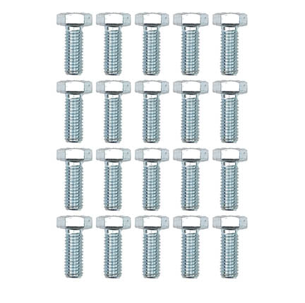 M8x20 HEX BZP 8.8 BOLTS PK/20