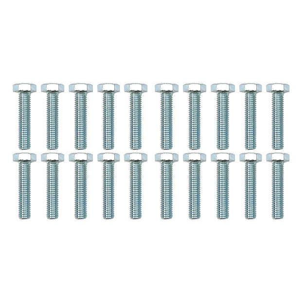 M8x35 HEX BZP 8.8 BOLTS PK/20