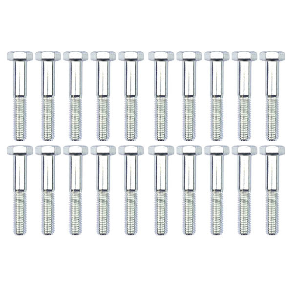 M8x45 HEX BZP 8.8 BOLTS PK/20