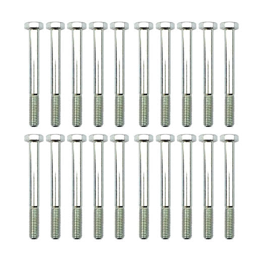 M8x75 HEX BZP 8.8 BOLTS PK/20