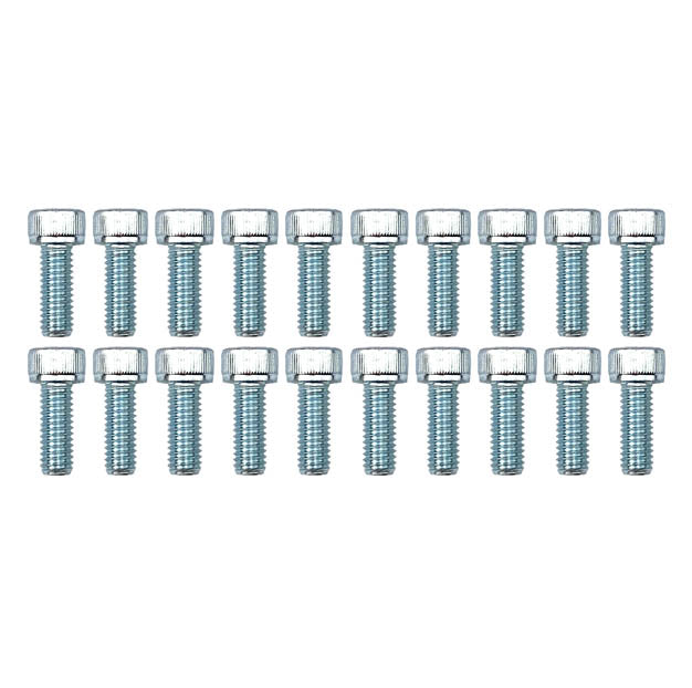 PK/20 M6x16 ALLEN CAP, ZINC COATED