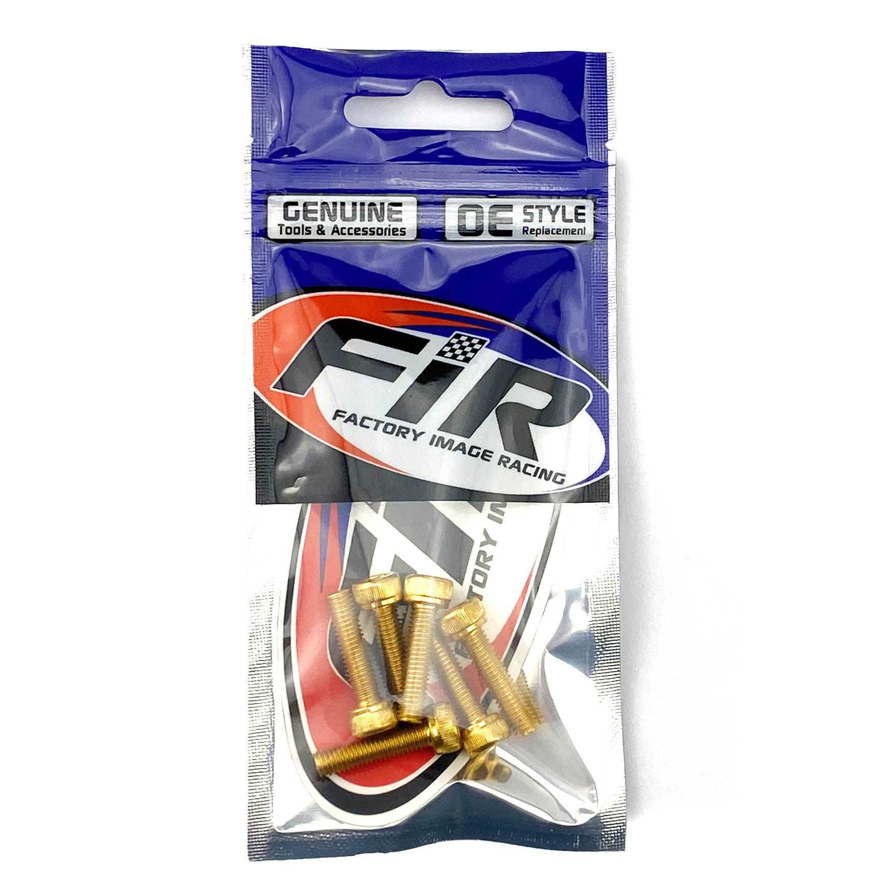 5x20 GOLD PACK/6 ALLOY BOLTS Hexagonal Socket head ALLEN Cap Screws
