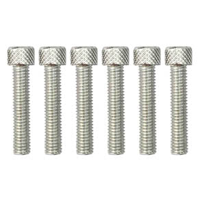 6x30 ALUMINIUM CAP SCREW PK6, SOCKET SCREW ALLEN HEAD BOLT