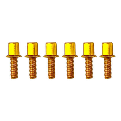 M6x15mm BOLT ALUM.GOLD, TRADE ?0.60 EACH