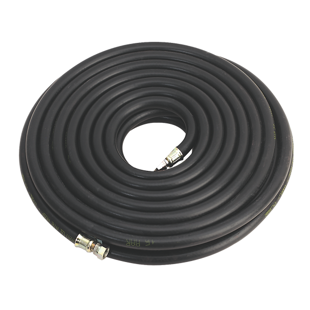 15M HEAVY DUTY AIR LINE HOSE 10MM BORE 1/4" BSP FITTINGS