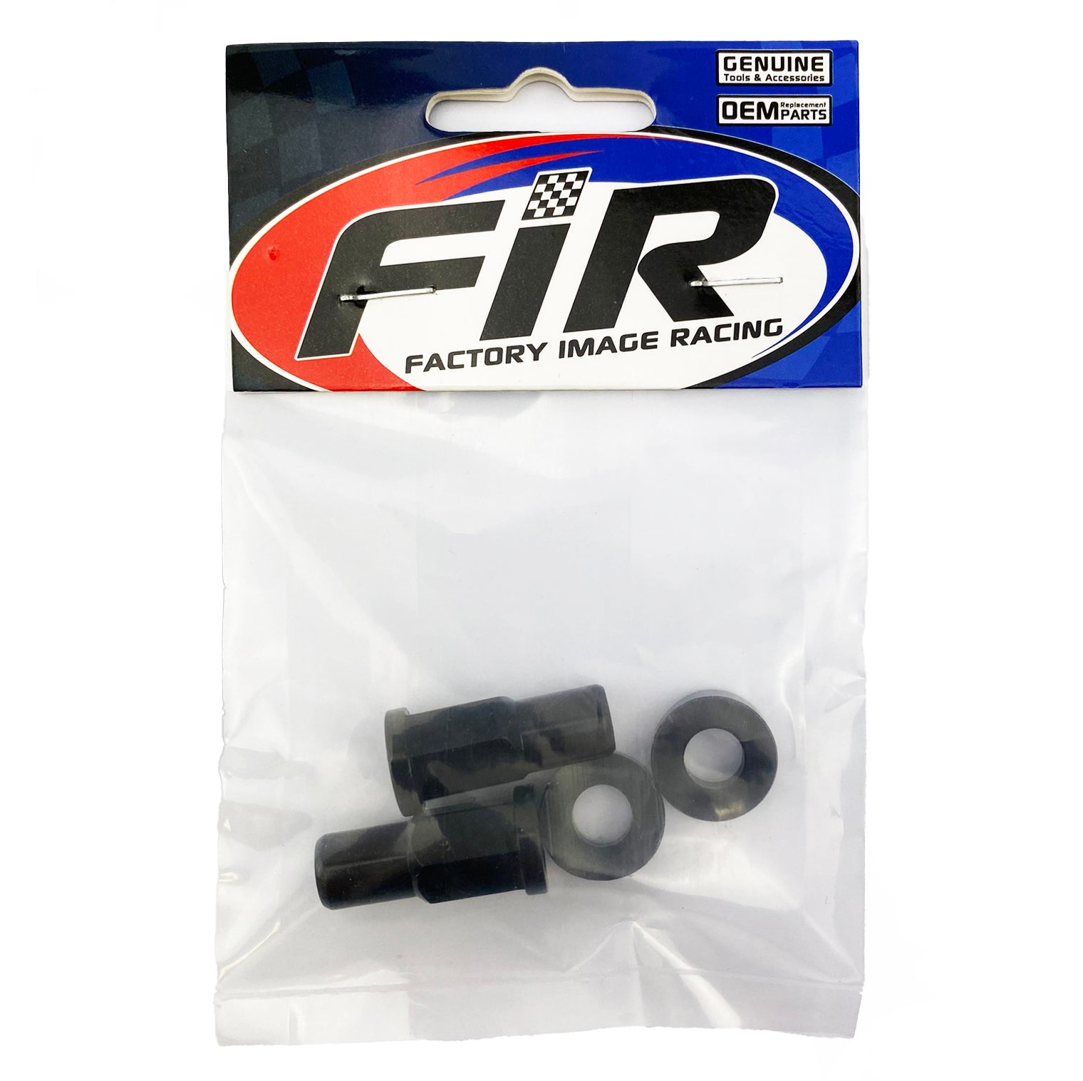 RIM LOCK NUT WITH SPACER WASHER KIT - BLACK ALUMINIUM