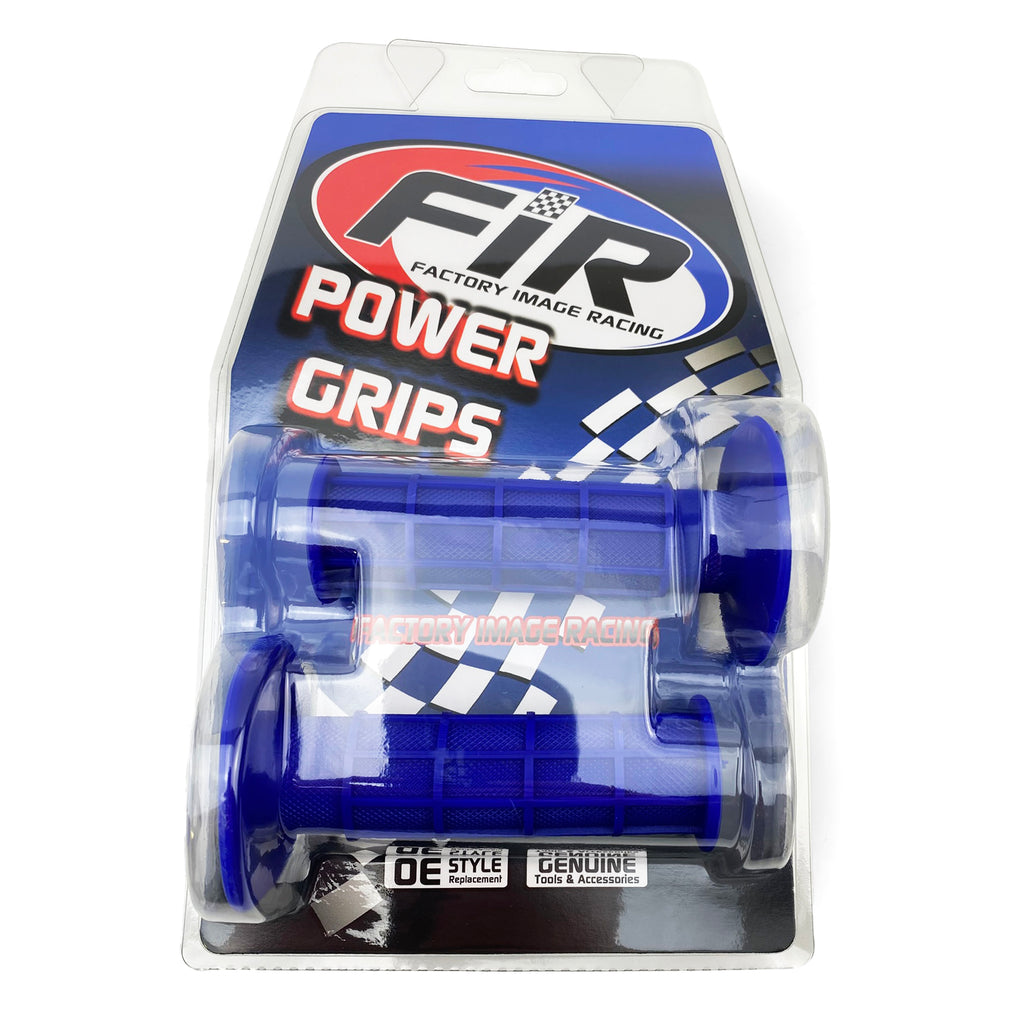 GRIPS FULL WAFFLE BLUE, ID SIZE 22/25mm MX-08003BE