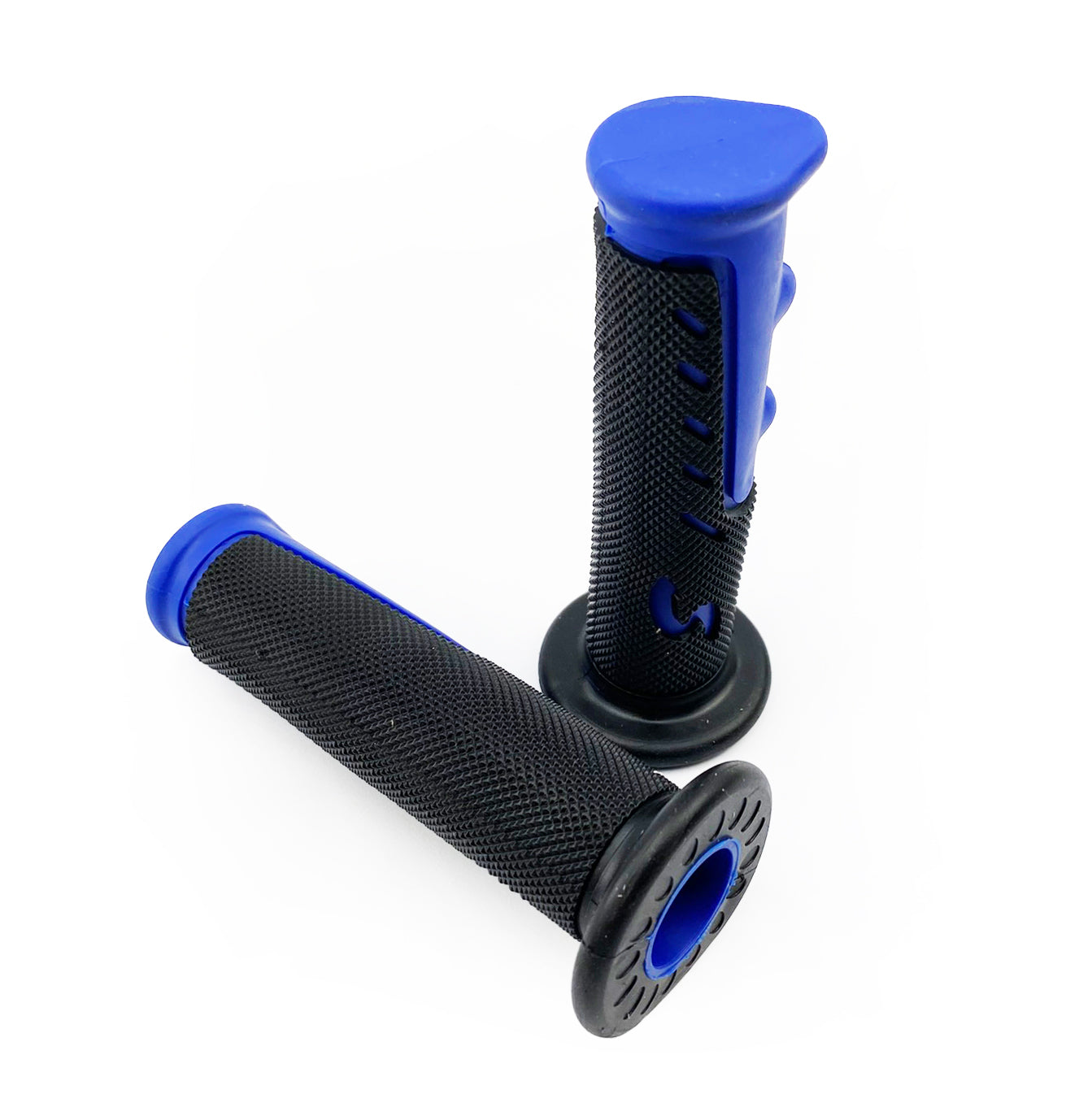 ATV GRIPS BLACK/BLUE 22.2 BARS