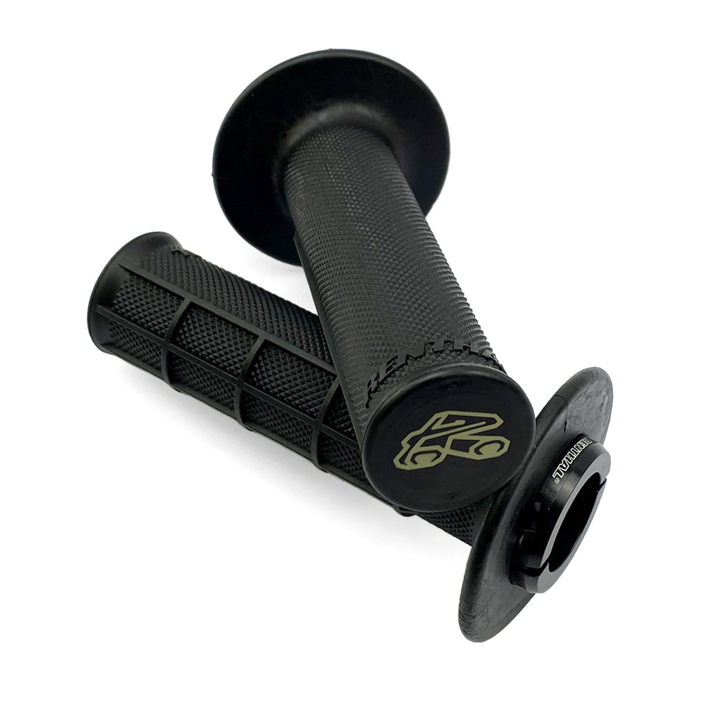 LOCK ON GRIPS RENTHAL HALF WAFFLE, ULTRATACKY G236