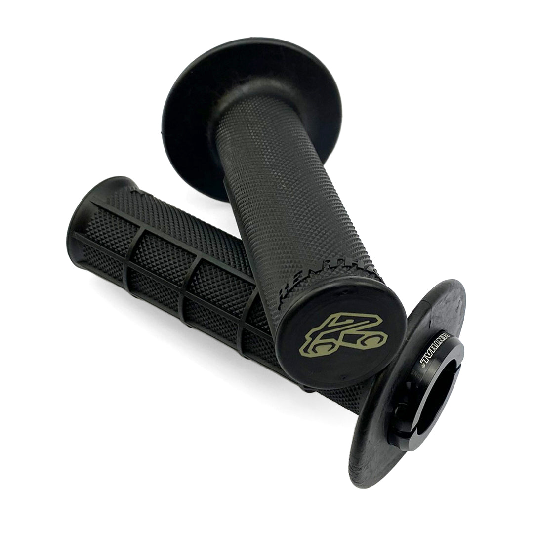 LOCK ON GRIPS RENTHAL HALF WAFFLE, ULTRATACKY G236