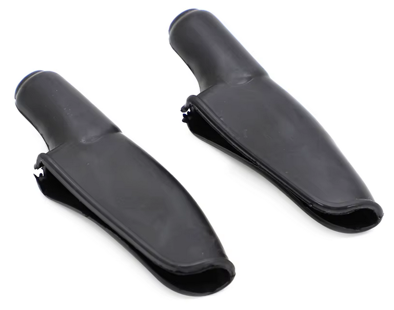 LEVER CABLE COVERS (PACK OF 2) BLACK HONDA XR100 XL125 CRF100F
