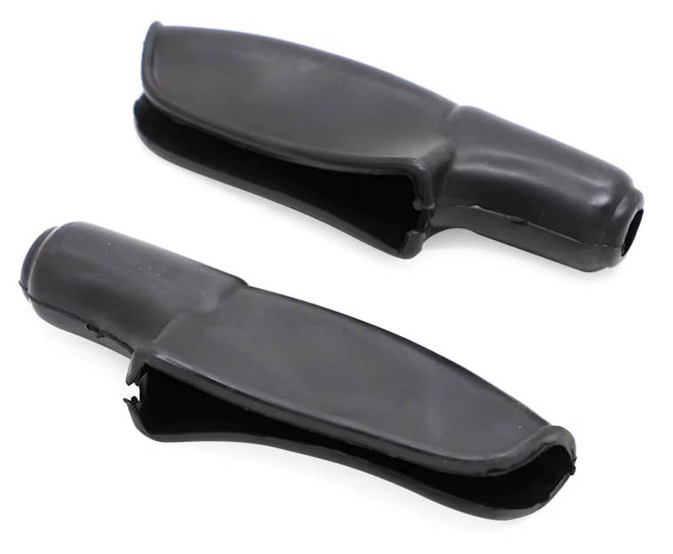 LEVER CABLE COVERS (PACK OF 2) BLACK HONDA XR100 XL125 CRF100F