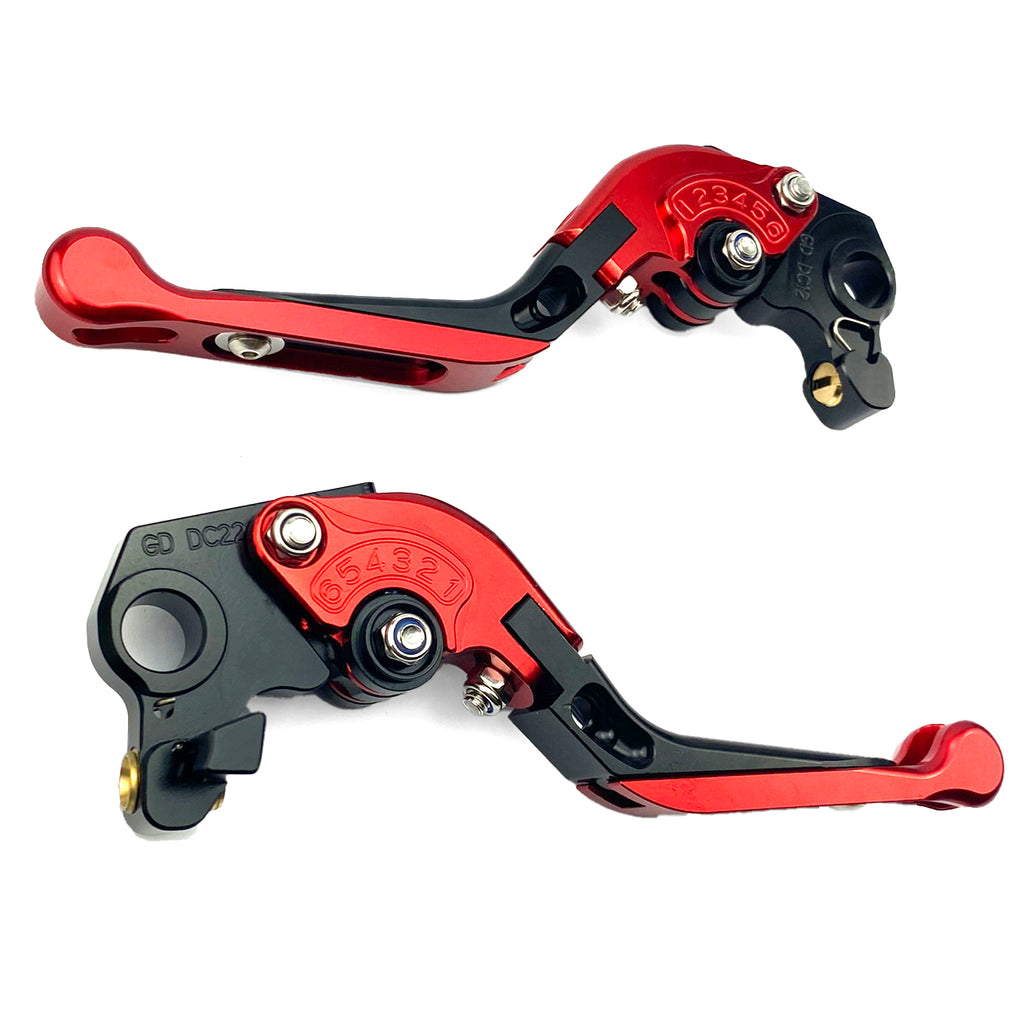 Lever Set Adjustable Folding Hollow CNC 2009-2011 Ducati Monster 695 696 796