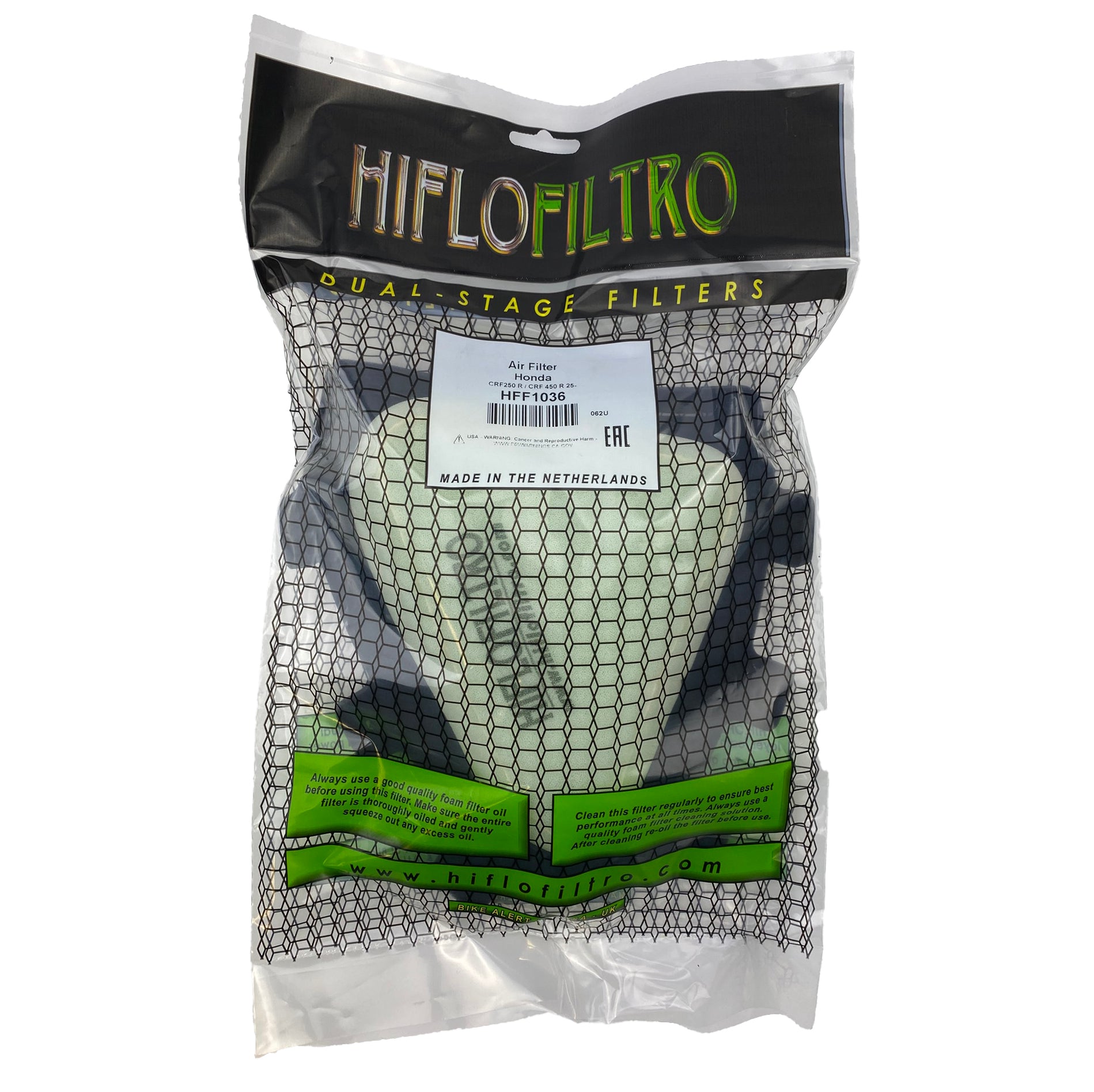 AIR FILTER 2025 HONDA CRF R/RX/RWE HIFLO HFF1036 HONDA Mx