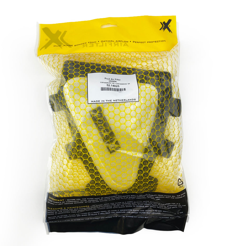 AIR FILTER 2025 HONDA CRF R/RX/RWE, PROX 52.14025 HONDA