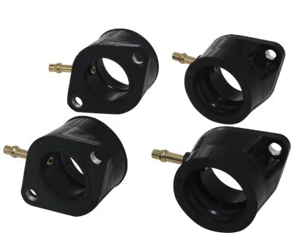 Carburetor Manifold 4pcs Kawasaki Z1 900 KZ900 KZ1000 Shaft Police LTD Z1-R 16065-029 16065-028 Flange Boot Intake Interface Adapters