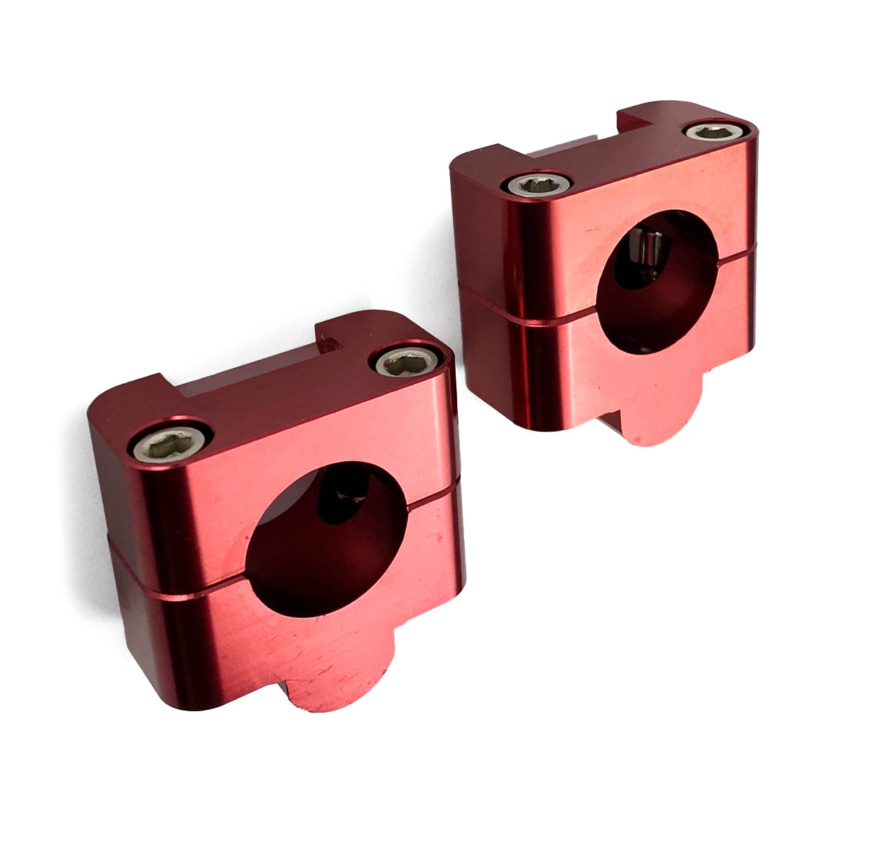 CLAMP SET 28.6 UNIVERSAL RED