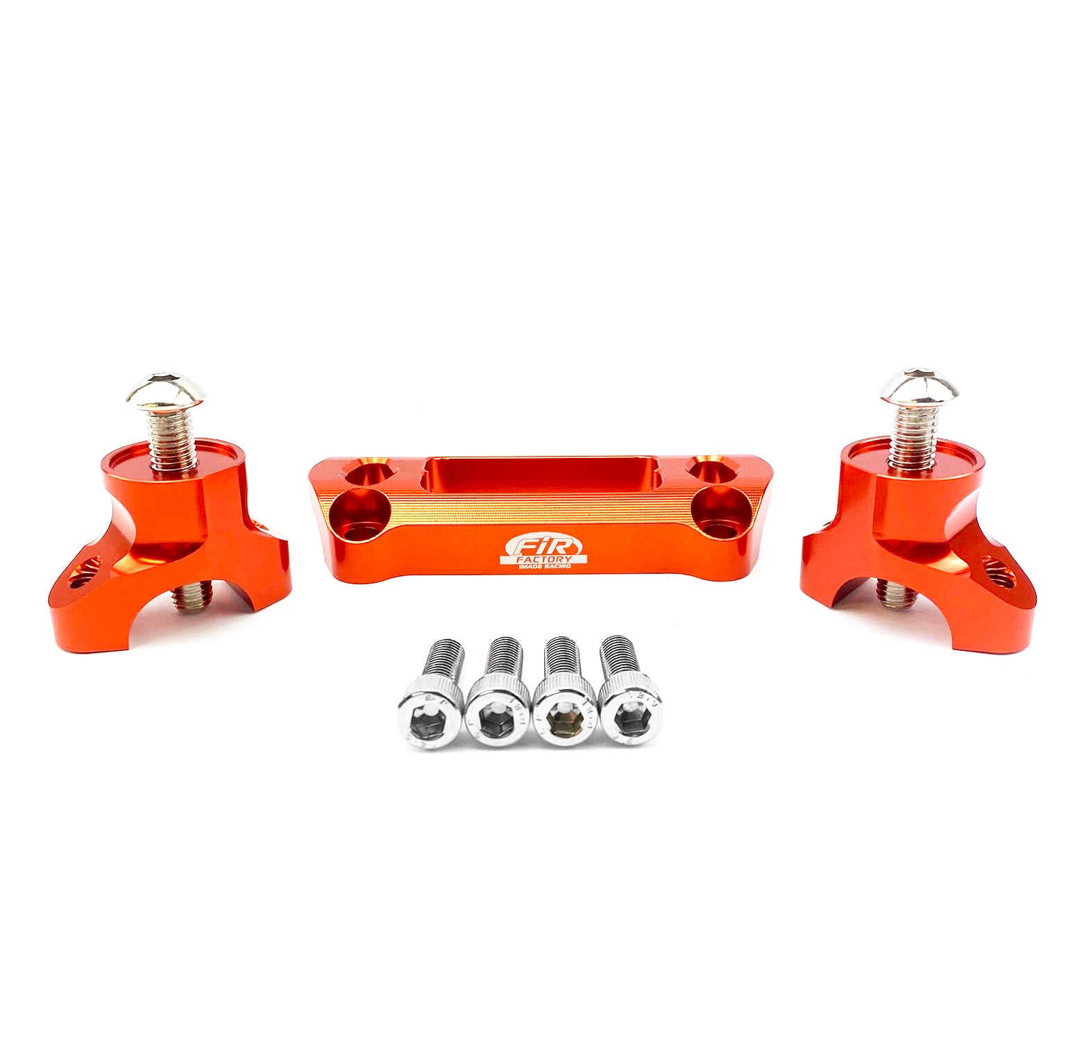 28.6 Bar Mounts KTM Husqvarna 2023, Fir ASBRK-34, Orange CNC Alloy