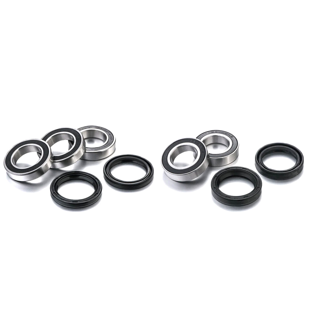 FRONT AND REAR WHEEL BEARING SET, KAWASAKI, KWK-K-001