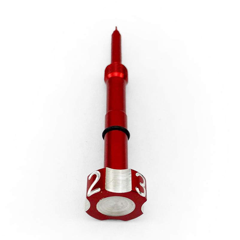 ADJUSTER AIR SCREW KEIHIN FCR, Fuel mixture screw Red