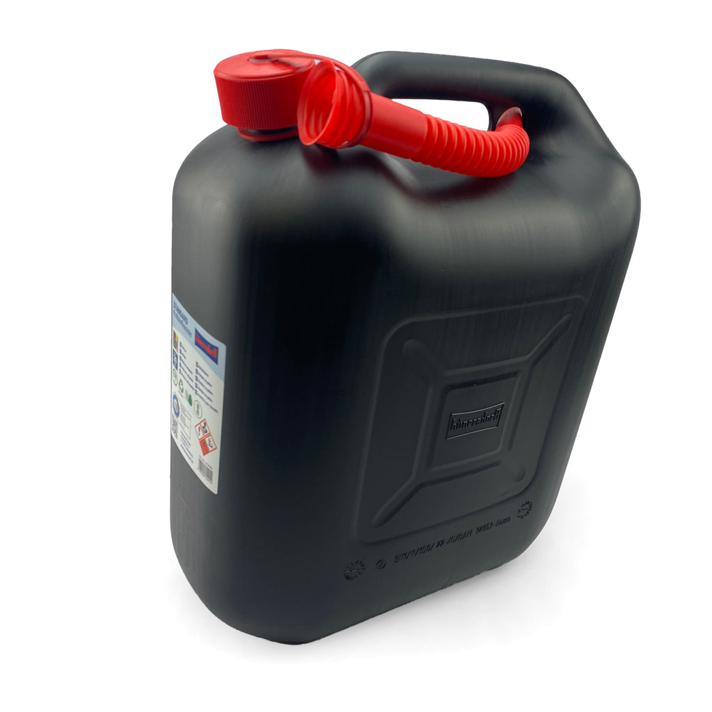 20LT PLASTIC FUEL CAN AUTOSTOP HUN20L-BLACK JERRY CAN