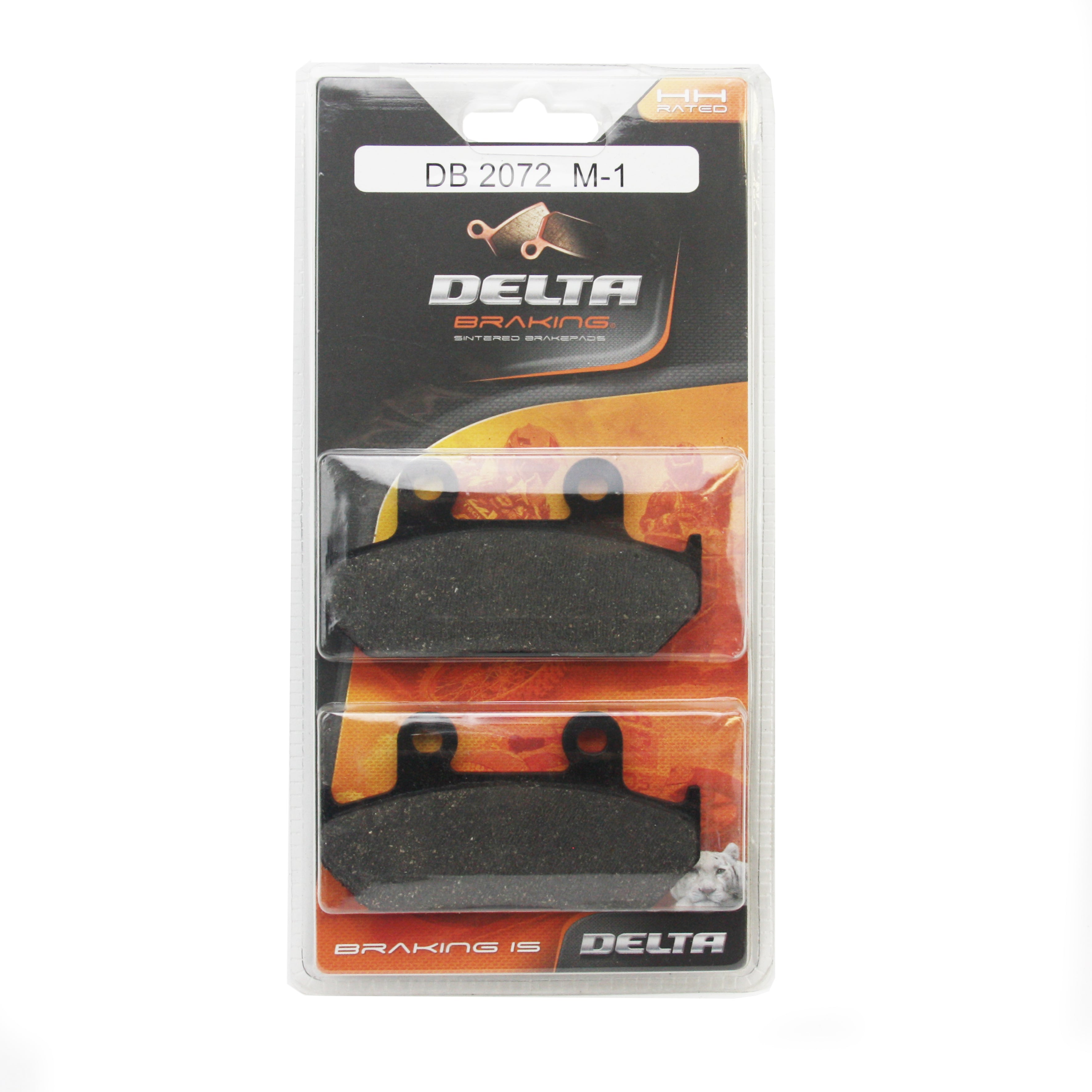 BRAKE PADS DELTA M1 ORGANIC PADS DB2072 (FA124/2 VD143/2)