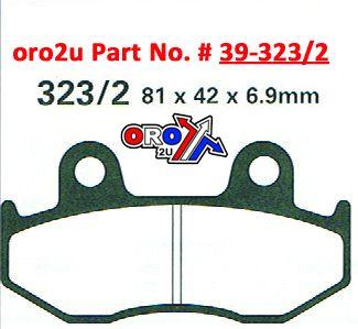 BRAKE PADS STD HONDA XL, XLR, MOTO-MASTER 090411 STD