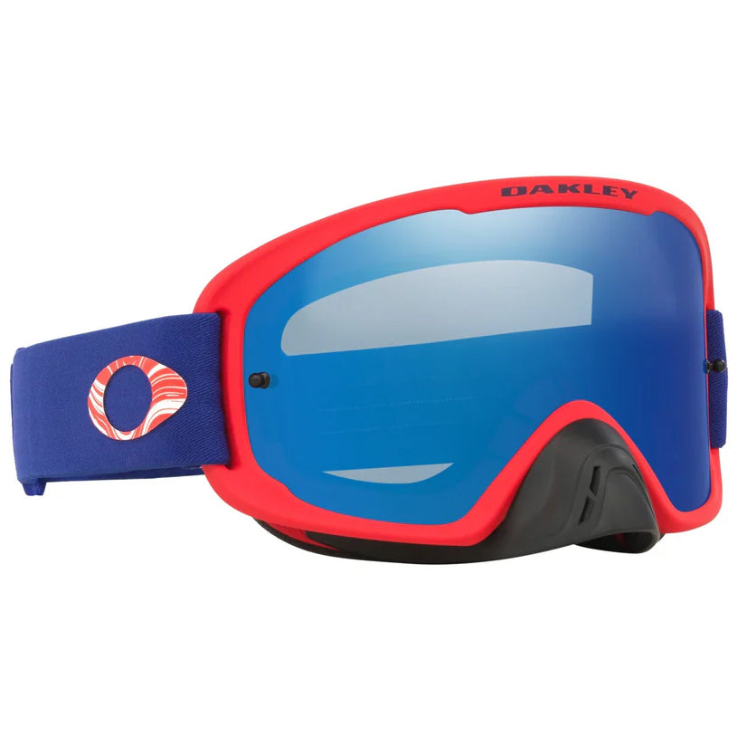 OAKLEY O-FRAME 2.0 PRO MX TEAM COLLECTION RED/BLACK, BLACK ICE IRIDIUM LENS