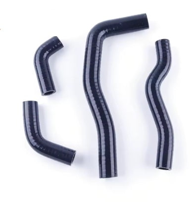 RADIATOR HOSE KIT BLACK 4pcs 05-17 HONDA CRF450X SILICONE 19064-KRN-000