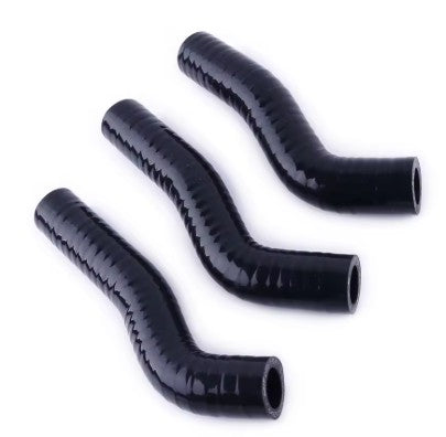 HOSE KIT 3pcs SX-F250 SXF250 07-12 KTM, SILICONE RADIATOR BLACK 77035027100 77035025000 77035024000