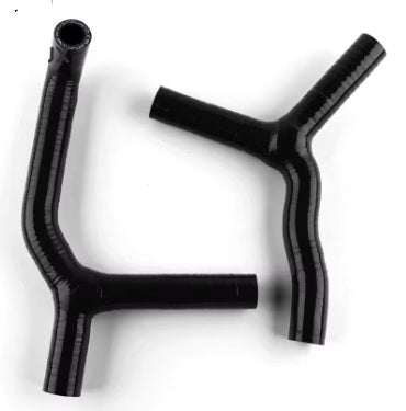 HOSE Y KIT 2pcs 85 SX/105 03-12 KTM, SILICONE RADIATOR BLACK Husqvarna TC85 TC 85 14-17