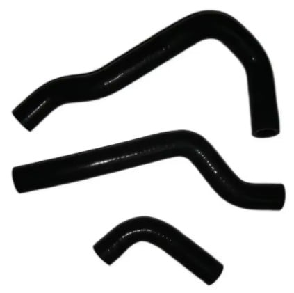 HOSE KIT 3pcs 65 SX 02-08 KTM, SILICONE RADIATOR BLACK 46135026000 46135027000