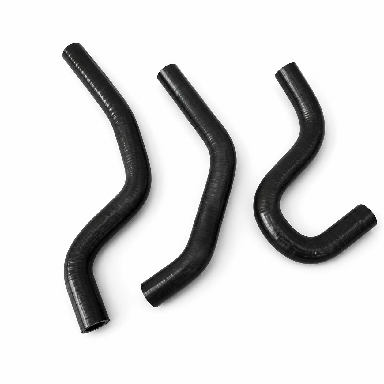 RADIATOR HOSE KIT 3pcs BLACK 98-07 HONDA CR85 SILICONE 19061-GBF-K40 19062-GBF-K40 19501-GBF-B40