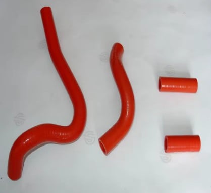 HOSE KIT 4pcs CR250R 92-96 HONDA, SILICONE RADIATOR RED