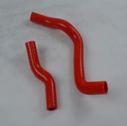 HOSE KIT 2pcs CR250R 97-99 HONDA, SILICONE RADIATOR RED