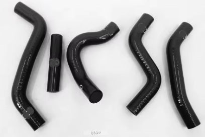 HOSE KIT 5pcs 2007 RMZ450 RM-Z450 BLACK, SILICONE RADIATOR SUZUKI, PSYCHIC MX-10004 BLACK