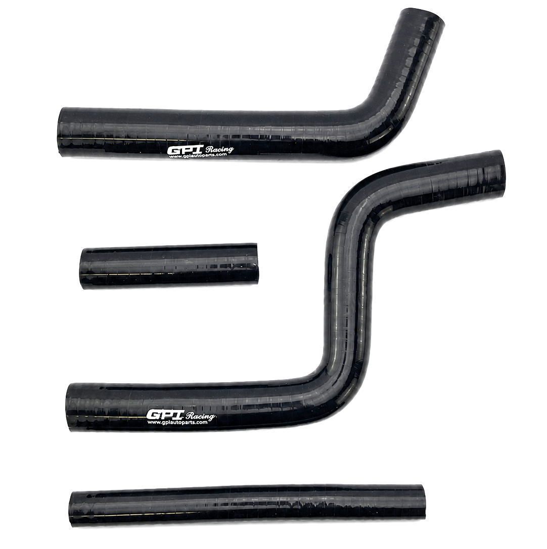 RADIATOR HOSE KIT BLACK 4pcs  96-01 YAMAHA YZ125  SILICONE  91A20-05080-00