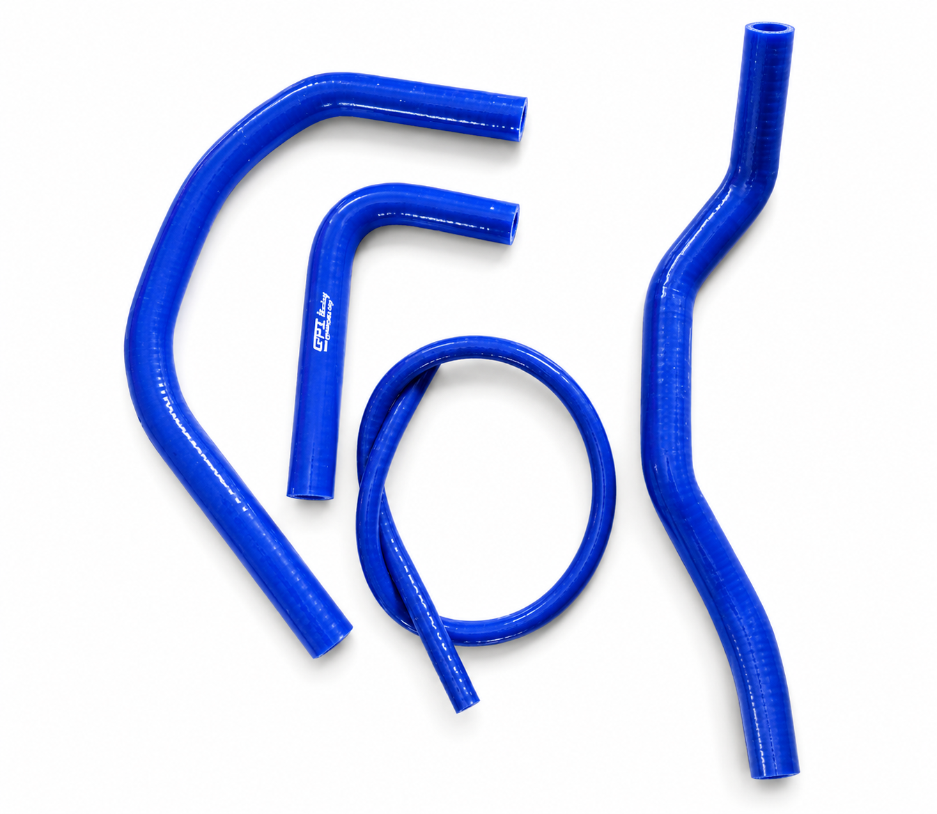 RADIATOR HOSE KIT 4pcs BLUE 82-07 YAMAHA BANSHEE YFZ350 SILICONE  2GU-12485-00-00
