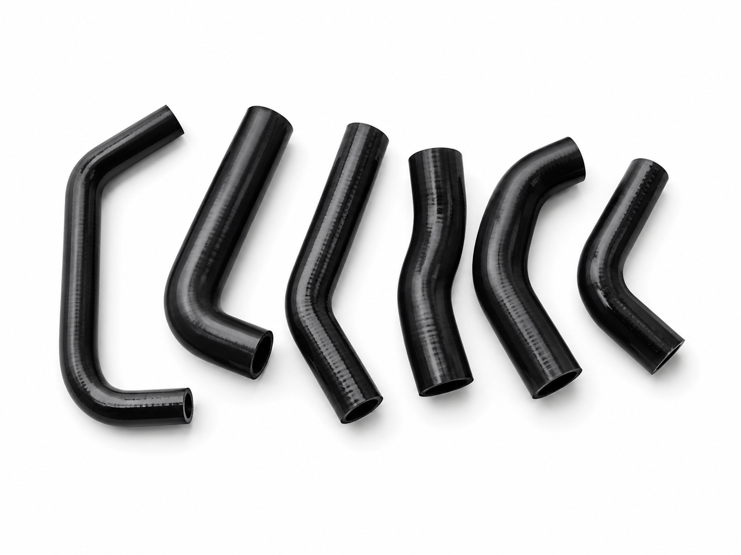 RADIATOR HOSE KIT 6pcs BLACK 00-10 HONDA XR650R SILICONE 19061-MBN-670