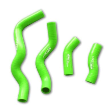 HOSE KIT 4pcs KLX250S 2006-2014 KAWASAKI , SILICONE RADIATOR GREEN