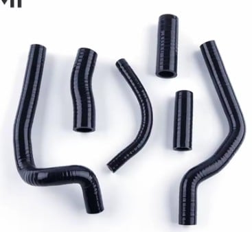 HOSE KIT 6pcs CR500 1989-2001 HONDA SILICONE RADIATOR HOSE BLACK
